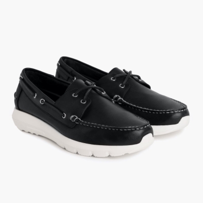 Black Thursday Boots Handsewn Runner Men's Loafers & Boat Shoes | MY59437IP