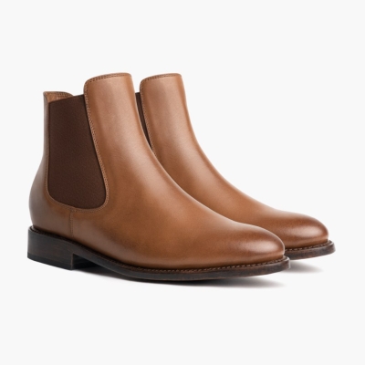 Brown Thursday Boots Cavalier Men's Chelsea Boots | MY97341MV