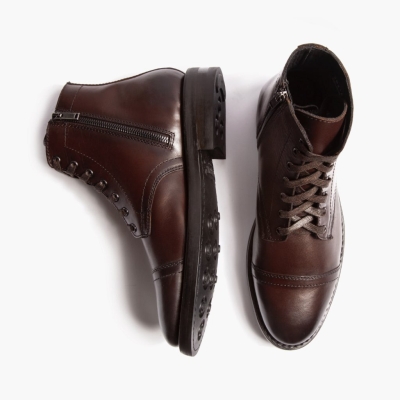 Brown Thursday Boots Major Men's Lace-Up Boots | MY41628FM