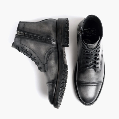 Grey Thursday Boots Major Men's Lace-Up Boots | MY50832UH