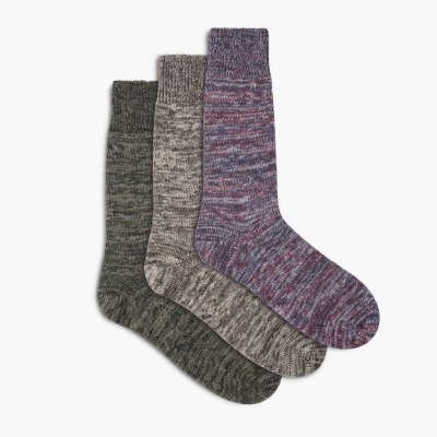 Multicolor Thursday Boots Sodello Marled Men's Socks | MY42863IE