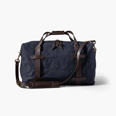 Navy Thursday Boots Rugged Twill Duffle Men's Bags & Extras | MY18920EU