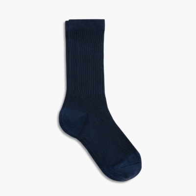 Navy Thursday Boots Sodello Classic Crew Women's Socks | MY17980TJ